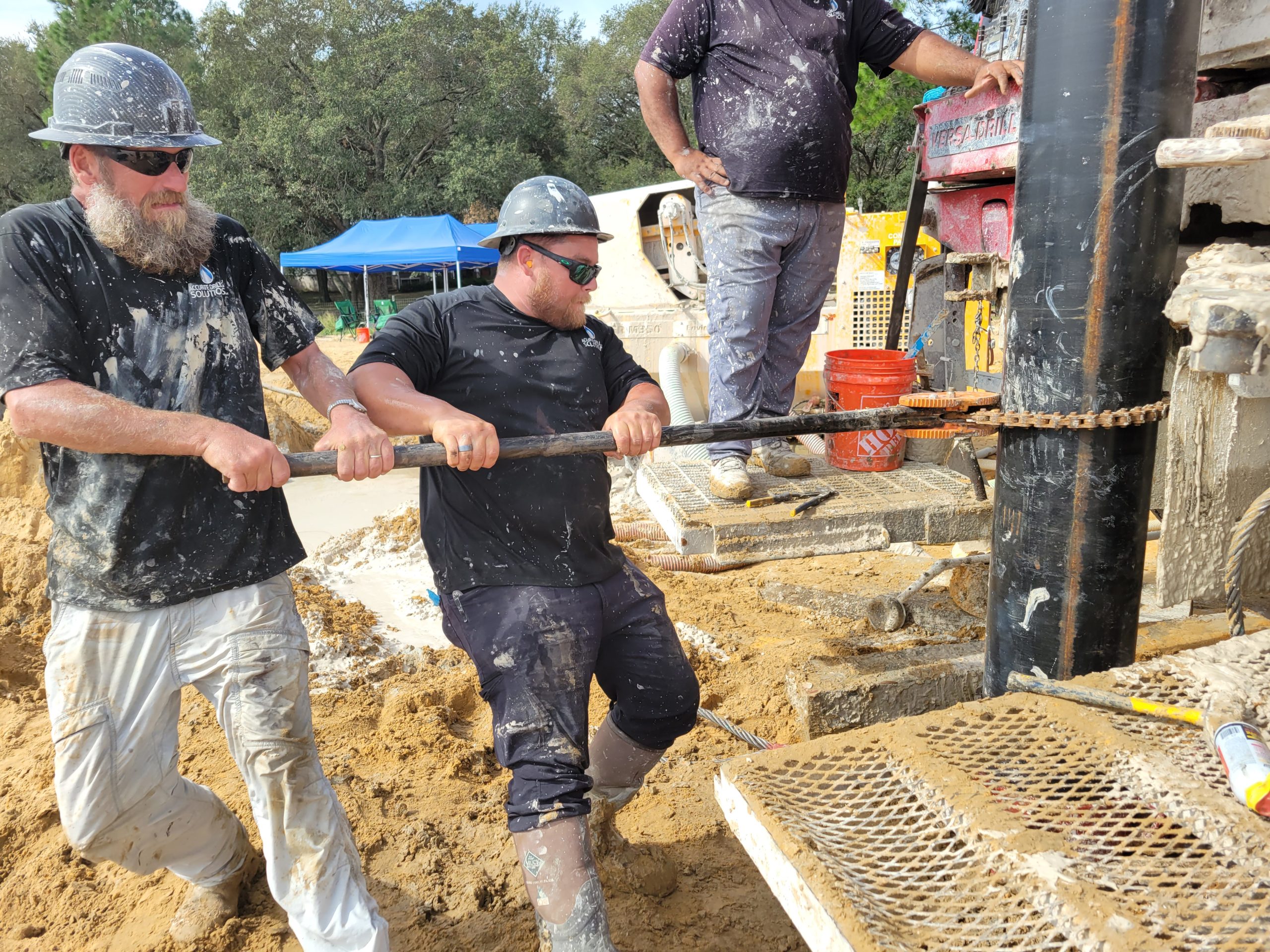 Damaged well pump parts showing mineral buildup and wear requiring well pump repair Auburndale