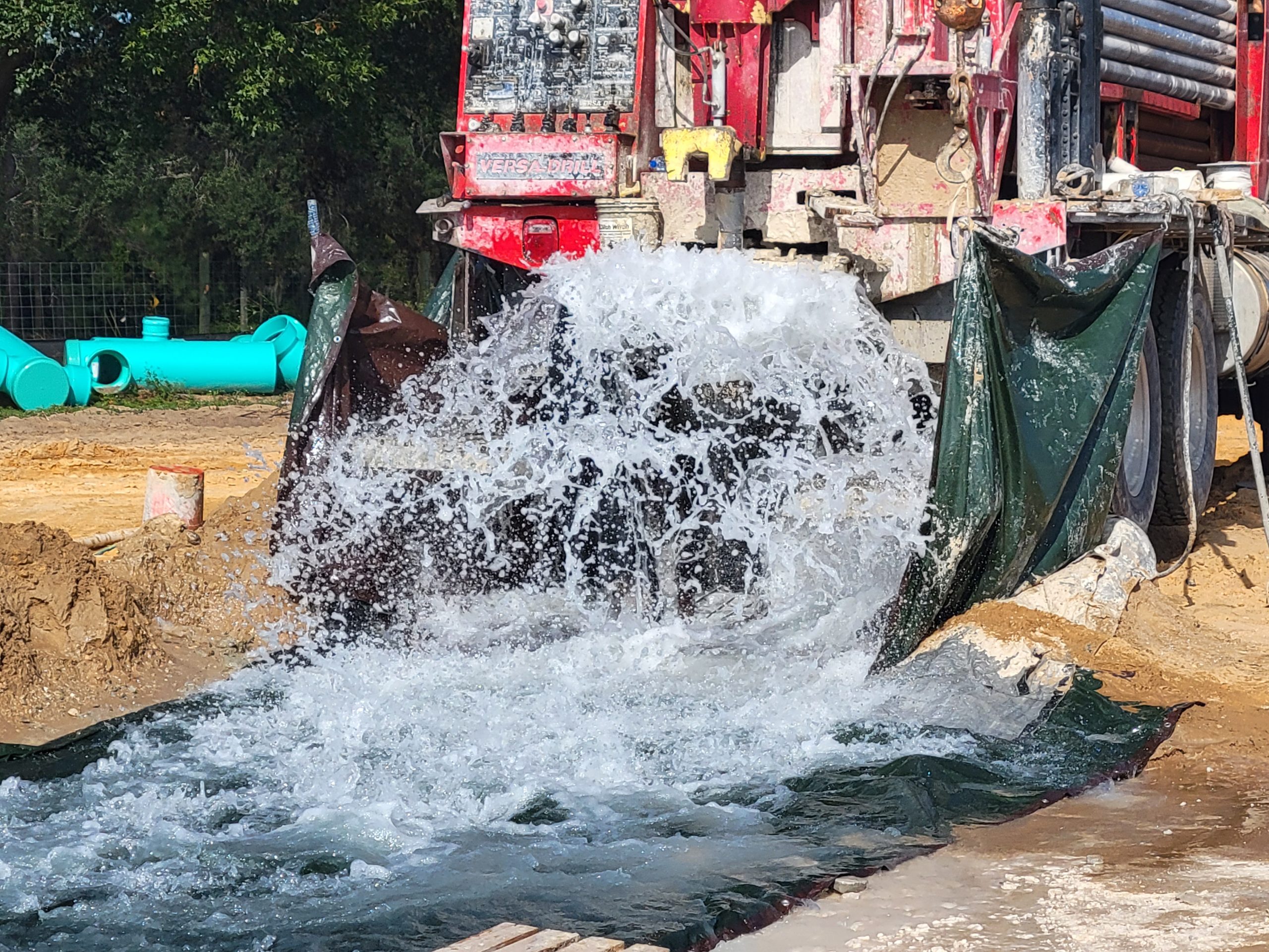 Geothermal supply well equipment showing early signs of problems in Mulberry Florida